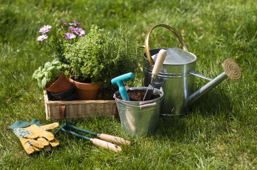 Stylish planting and hard landscaping in a St Pauls Cray garden